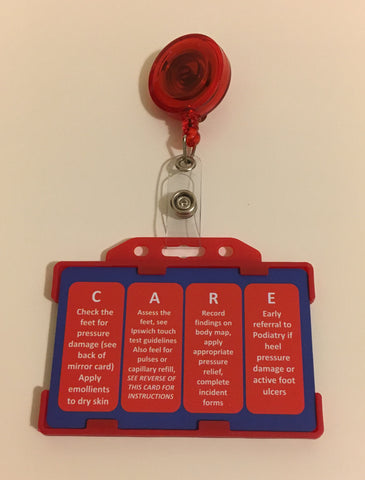 CARE Foot Check Badge (DB02) ex VAT